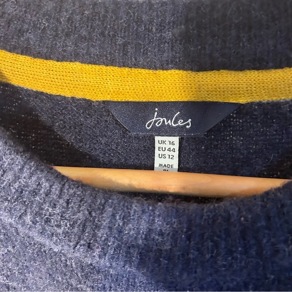 Joules Chantelle Star Print Jumper Sz US 12 - Picture 4 of 7